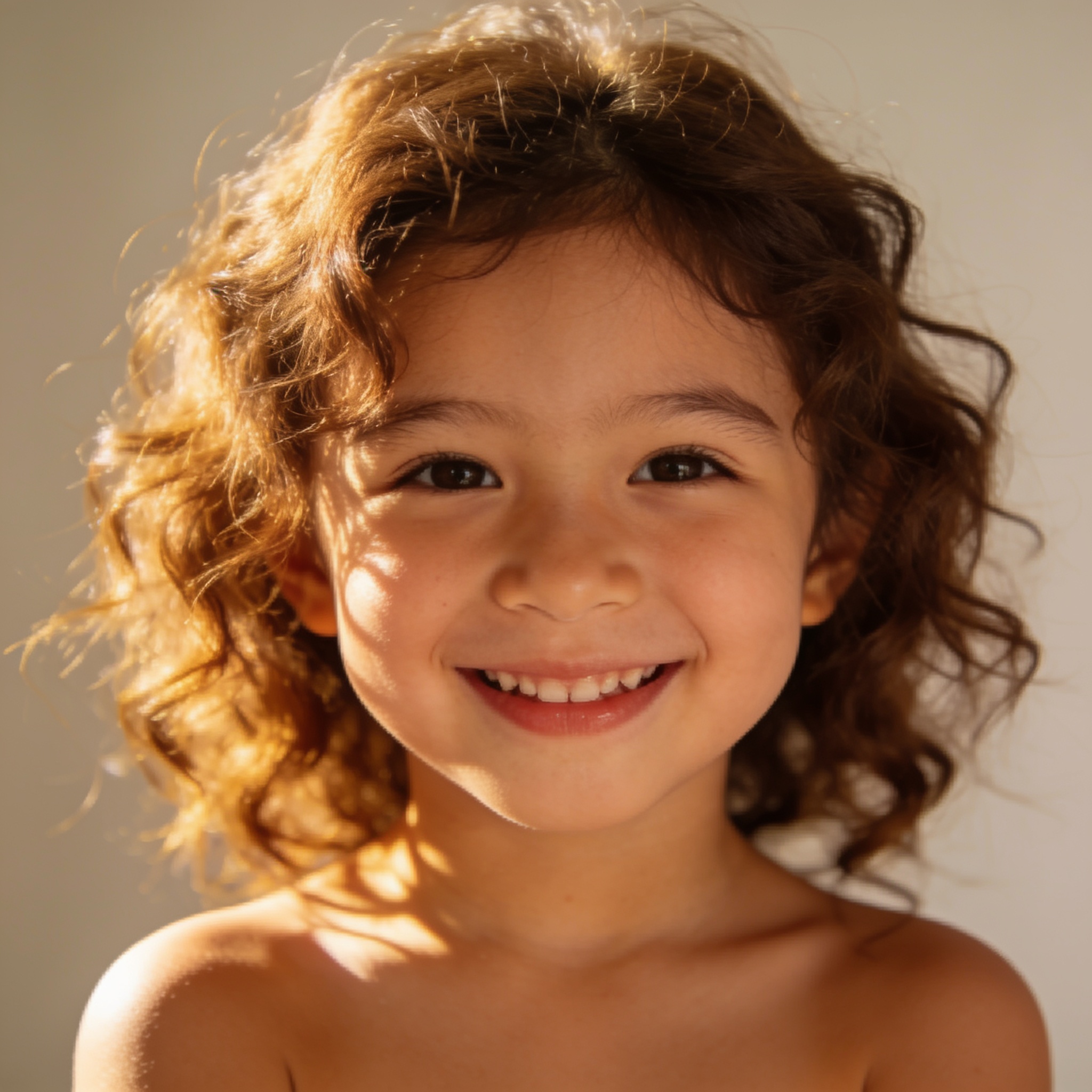 Child photo before personalization